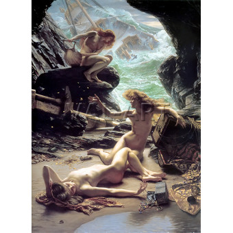 РЕПРОДУКЦИИ НА КАРТИНИ Пещерата на бурните нимфи ​​(1903)